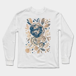 Watercolor roses bouquet - neutral Long Sleeve T-Shirt